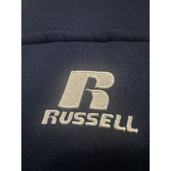 Russell Athletic Dri-Power Polo Shirt XL Navy Blue Golf Activewear Fire Dept Emb - Picture 5 of 8